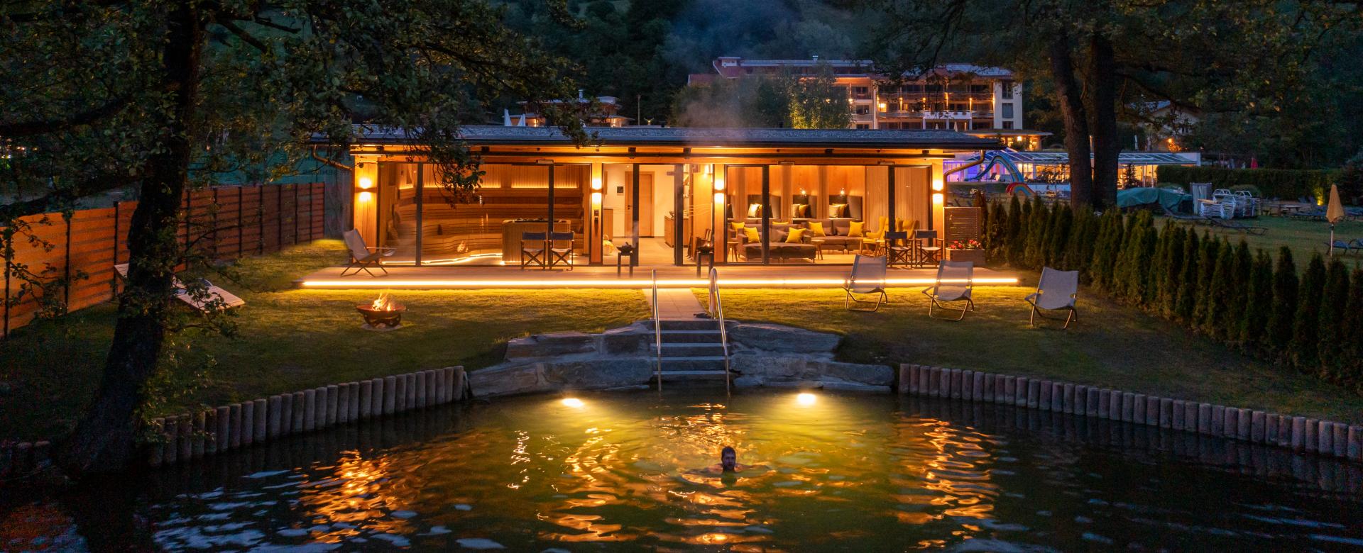 Brennseehof – Resort | Familie & Sport 25--HR_brennseehof_saunahaus©gert_perauer